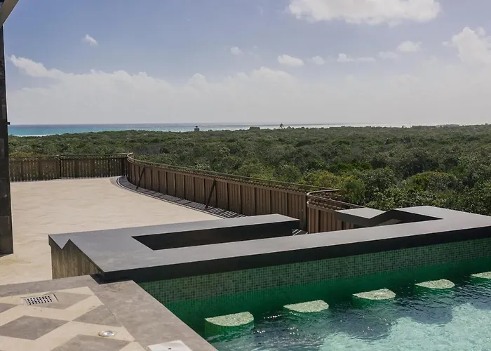 Apartment 2 Luxury Terrace W Parcial Sea View Tulum