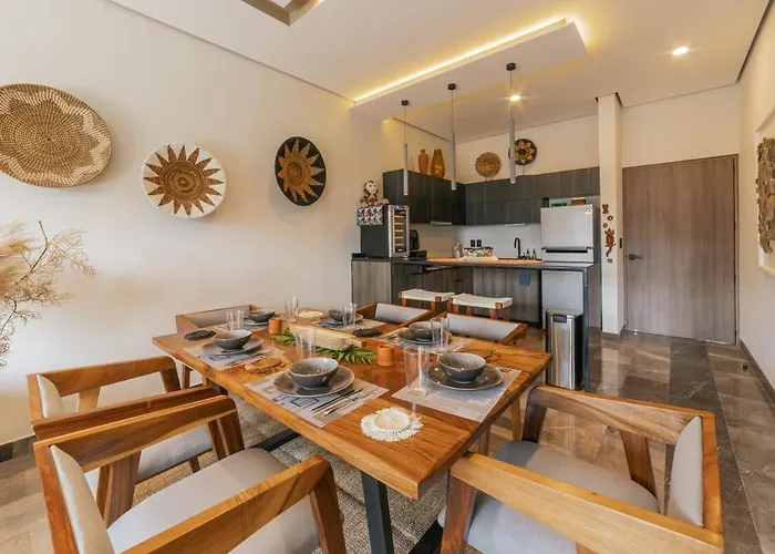 2 Luxury Terrace W Parcial Sea View Apartment Tulum