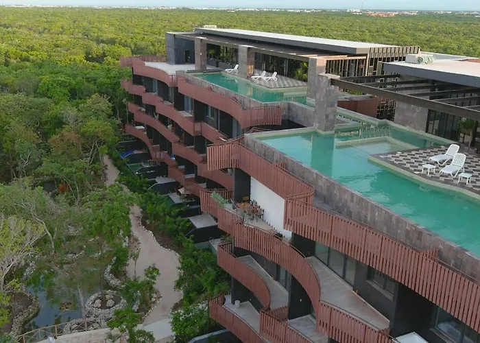 2 Luxury Terrace W Parcial Sea View Apartment Tulum