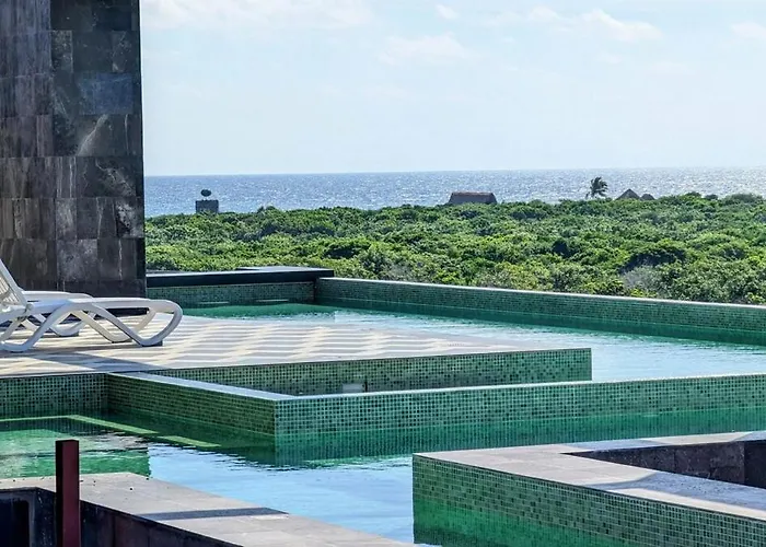 2 Luxury Terrace W Parcial Sea View Tulum